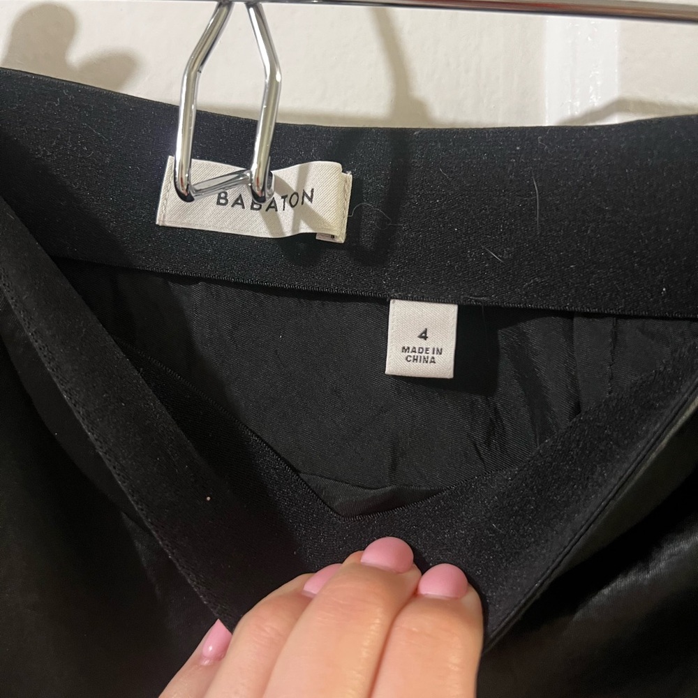 Aritzia Babaton Silk calf length skirt